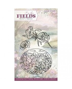 Berrie's Beauties On the Fields Clear Stamp Set Poppy (BBCS10006) Berrie's Beauties On the Fields Clear Stamp Set Poppy (BBCS10006)