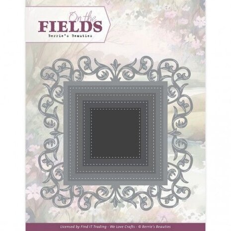 Berrie's Beauties On the Fields Square Dies (BBD10007) Berrie's Beauties On the Fields Square Dies (BBD10007)