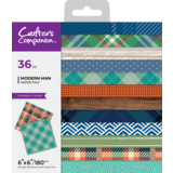 Crafter's Companion Modern Man 6x6 Inch Paper Pad (CC-MM-PAD6)