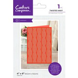 Crafter's Companion Twisted Knot 2D Embossing Folder (CC-MM-EF4-TWKI)