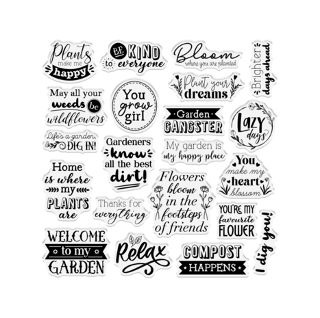 Crafter's Companion You Grow Girl Clear Stamps (CC-GC-CA-ST-YOGG)