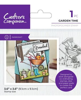 Crafter's Companion Garden Time Clear Stamps (CC-MM-STP-GATI) Crafter's Companion Garden Time Clear Stamps (CC-MM-STP-GATI)