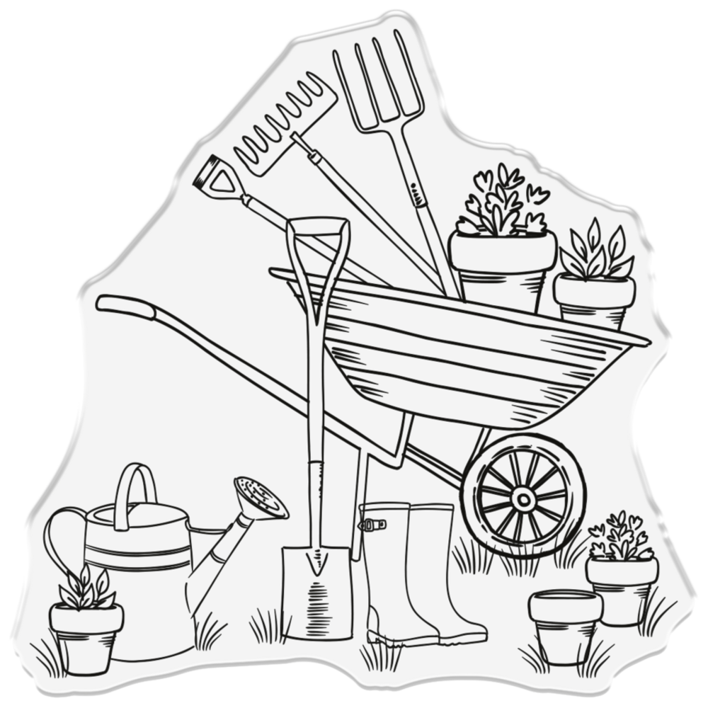 Crafter's Companion Garden Time Clear Stamps (CC-MM-STP-GATI)