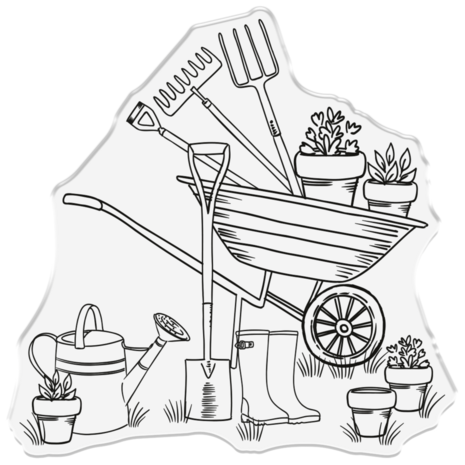 Crafter's Companion Garden Time Clear Stamps (CC-MM-STP-GATI)