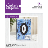Crafter's Companion Decorative Nesting Ovals Dies (CC-MD-ELE-DNOVA)