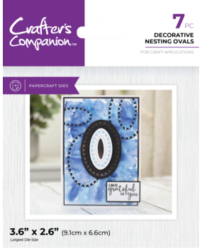 Crafter's Companion Decorative Nesting Ovals Dies (CC-MD-ELE-DNOVA)