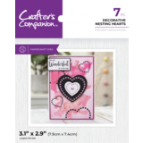 Crafter's Companion Decorative Nesting Hearts Dies (CC-MD-ELE-DNHEA)