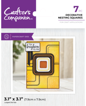 Crafter's Companion Decorative Nesting Squares Dies (C-MD-ELE-DNSQU)