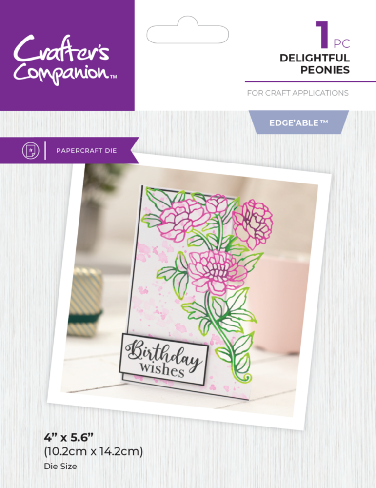 Crafter's Companion Delightful Peony Edge'able Dies (CC-MD-EDG-DEPEO) Crafter's Companion Delightful Peony Edge'able Dies (CC-MD-EDG-DEPEO)