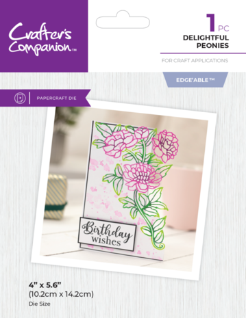 Crafter's Companion Delightful Peony Edge'able Dies (CC-MD-EDG-DEPEO) Crafter's Companion Delightful Peony Edge'able Dies (CC-MD-EDG-DEPEO)