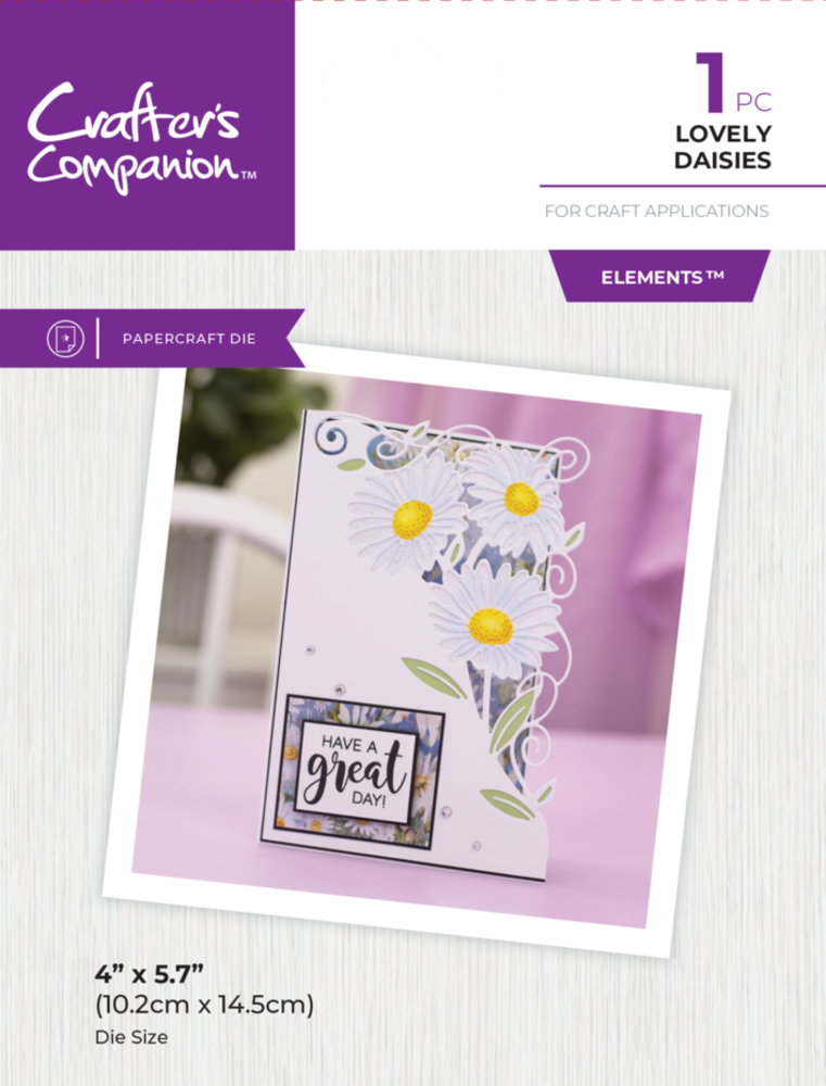 Crafter's Companion Lovely Daisies Edge'able Dies (CC-MD-EDG-LODAI)