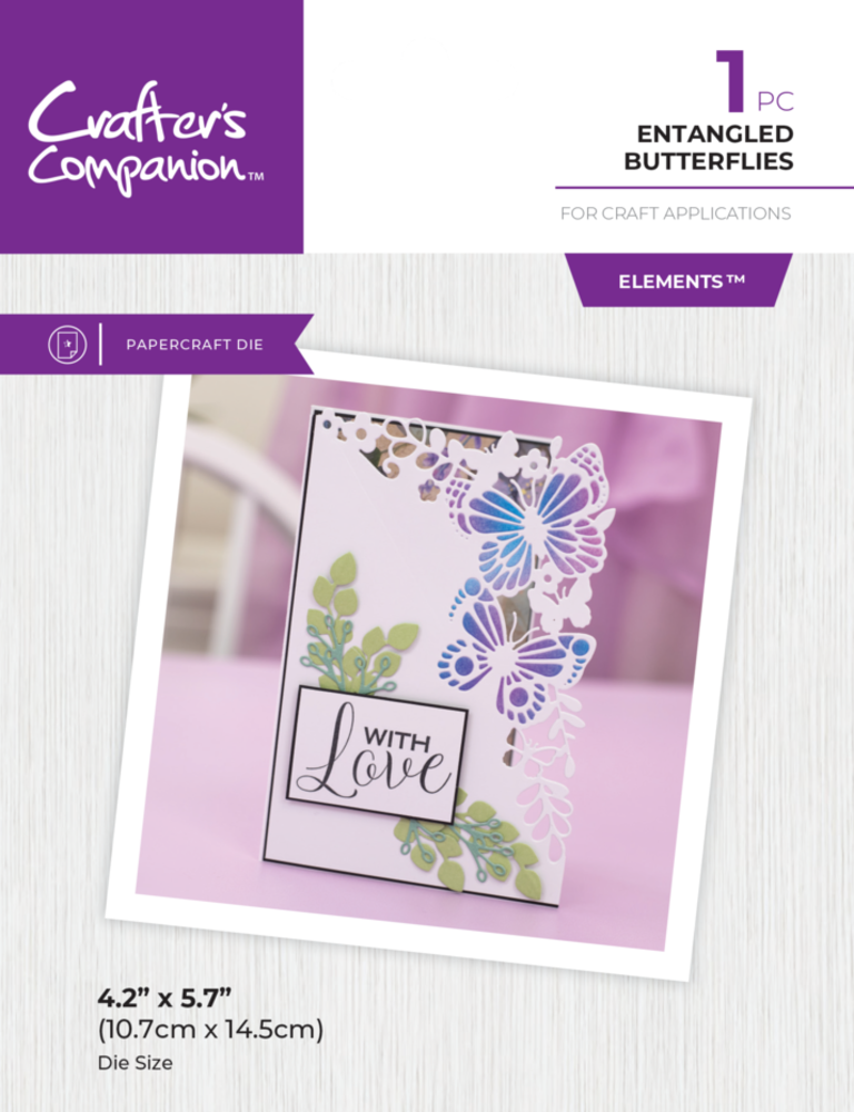 Crafter's Companion Entangled Butterflies Edge'able Dies (CC-MD-EDG-ENBUT)