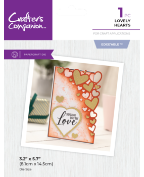 Crafter's Companion Lovely Hearts Edge'able Dies (CC-MD-EDG-LOHEA)
