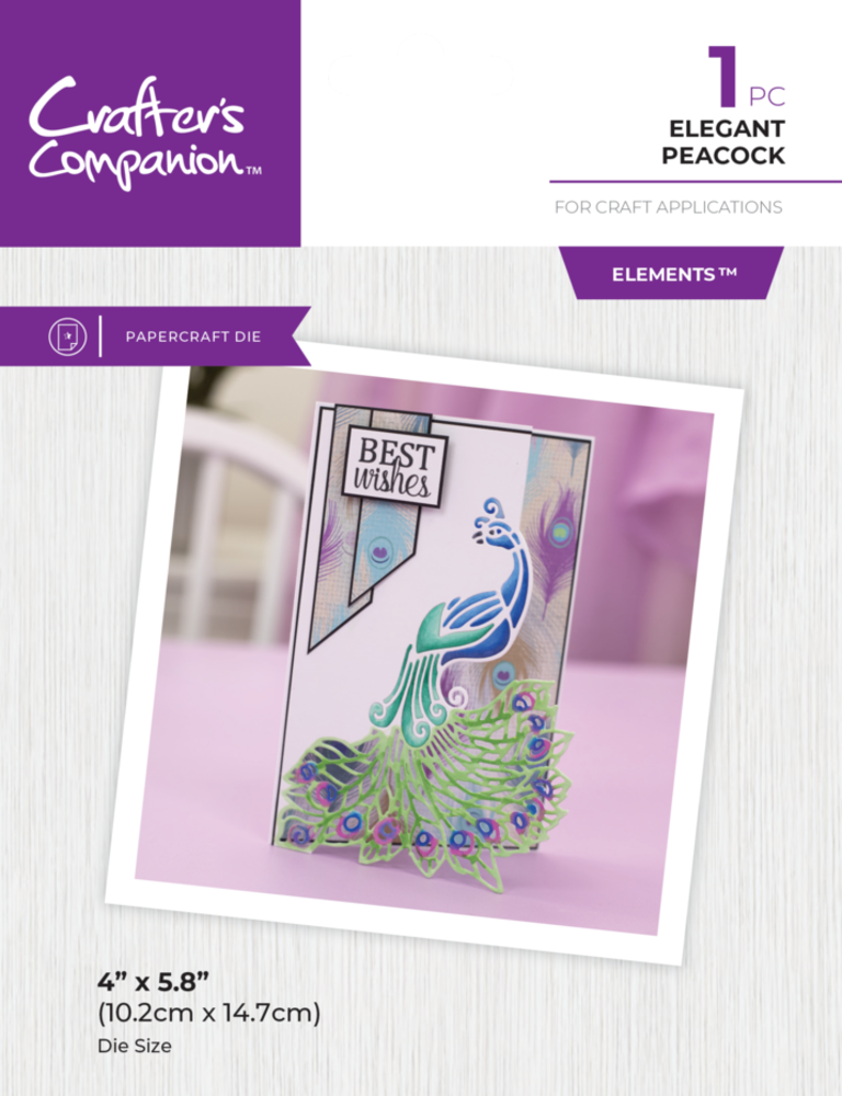 Crafter's Companion Elegant Peacock Edge'able Dies (CC-MD-EDG-ELEPE)