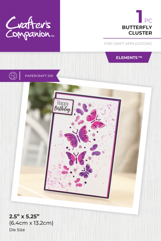 Crafter's Companion Butterfly Cluster Elements Dies (CC-MD-ELE-BUCL) Crafter's Companion Butterfly Cluster Elements Dies (CC-MD-ELE-BUCL)