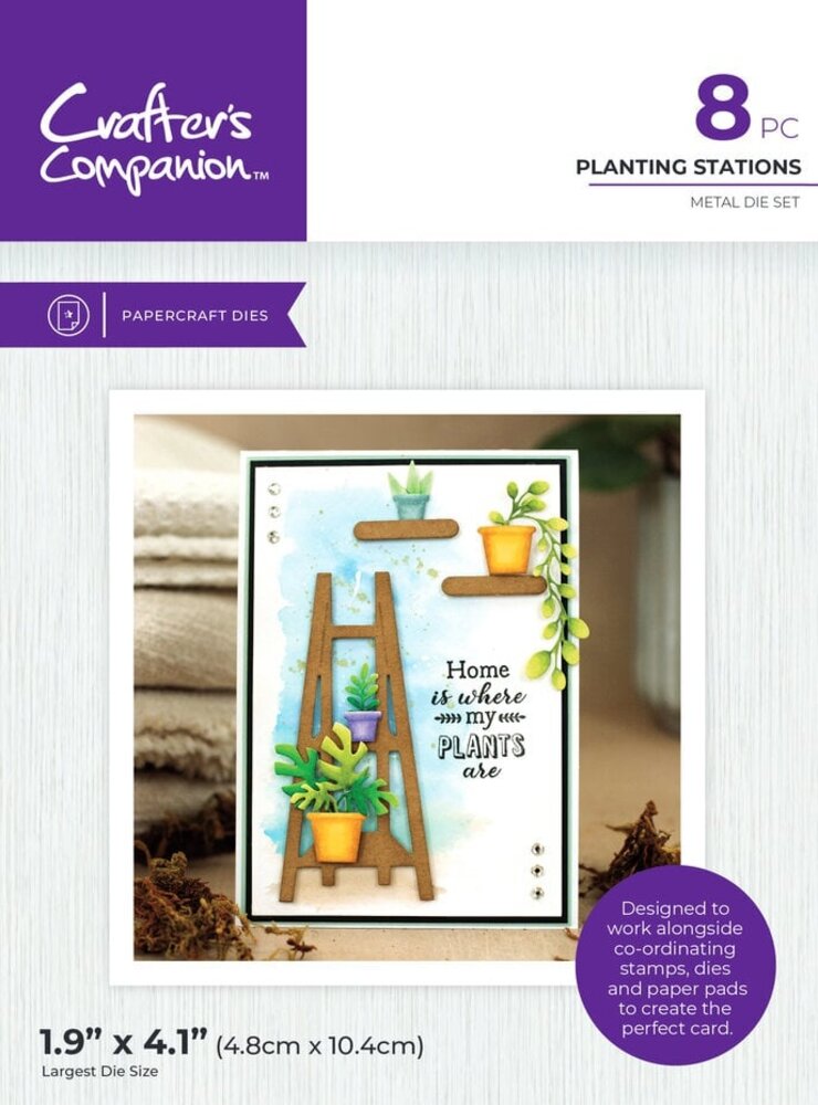 Crafter's Companion Planting Station Dies (CC-GC-MD-PLST) Crafter's Companion Planting Station Dies (CC-GC-MD-PLST)