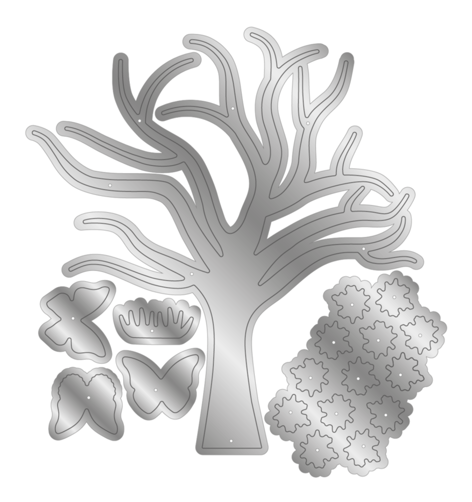 Crafter's Companion Garden Tree Dies (CC-GC-MD-GATR)