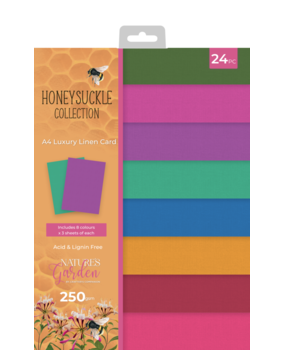 Crafter's Companion Honeysuckle A4 Luxury Linen Card Pack (NG-HS-LINEN-A4) Crafter's Companion Honeysuckle A4 Luxury Linen Card Pack (NG-HS-LINEN-A4)