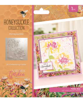 Crafter's Companion Honeysuckle 3D Embossing Folder Honeysuckle (NG-HS-EF5.5-3D-HOSU)