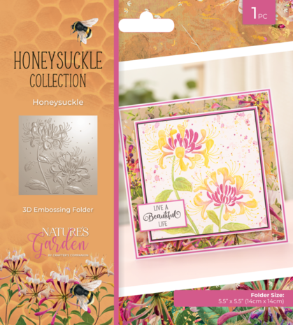Crafter's Companion Honeysuckle 3D Embossing Folder Honeysuckle (NG-HS-EF5.5-3D-HOSU) Crafter's Companion Honeysuckle 3D Embossing Folder Honeysuckle (NG-HS-EF5.5-3D-HOSU)