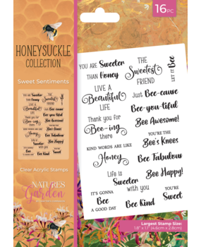 Crafter's Companion Honeysuckle Clear Stamps Sweet Sentiment (NG-HS-CA-ST-SWSE) Crafter's Companion Honeysuckle Clear Stamps Sweet Sentiment (NG-HS-CA-ST-SWSE)