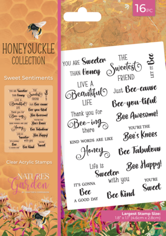 Crafter's Companion Honeysuckle Clear Stamps Sweet Sentiment (NG-HS-CA-ST-SWSE) Crafter's Companion Honeysuckle Clear Stamps Sweet Sentiment (NG-HS-CA-ST-SWSE)