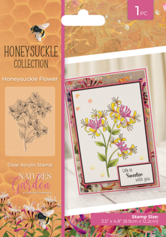 Crafter's Companion Honeysuckle Clear Stamps Honeysuckle Flower (NG-HS-CA-ST-HOFL)