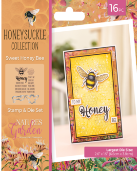 Crafter's Companion Honeysuckle Stamps & Dies Sweet Honeybee (NG-HS-STD-SWHB) Crafter's Companion Honeysuckle Stamps & Dies Sweet Honeybee (NG-HS-STD-SWHB)