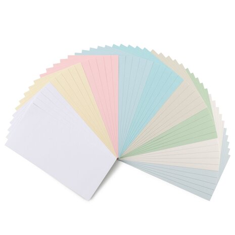 Vaessen Creative Florence Pastel Linnenkarton Slimline Paper Pack (2823-305) Vaessen Creative Florence Pastel Linnenkarton Slimline Paper Pack (2823-305)