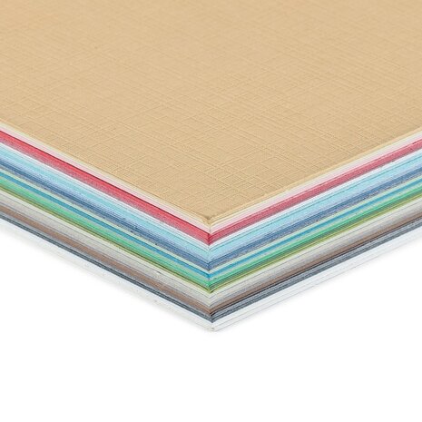 Vaessen Creative Florence Multi Linnenkarton 12x12 Inch Paper Pack (2825-199) Vaessen Creative Florence Multi Linnenkarton 12x12 Inch Paper Pack (2825-199)