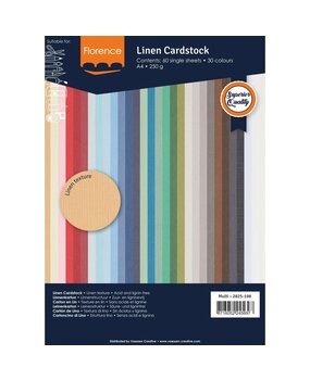 Vaessen Creative Florence Multi Linnenkarton A4 Paper Pack (2825-198) Vaessen Creative Florence Multi Linnenkarton A4 Paper Pack (2825-198)