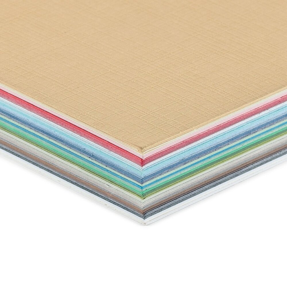 Vaessen Creative Florence Multi Linnenkarton A4 Paper Pack (2825-198) Vaessen Creative Florence Multi Linnenkarton A4 Paper Pack (2825-198)