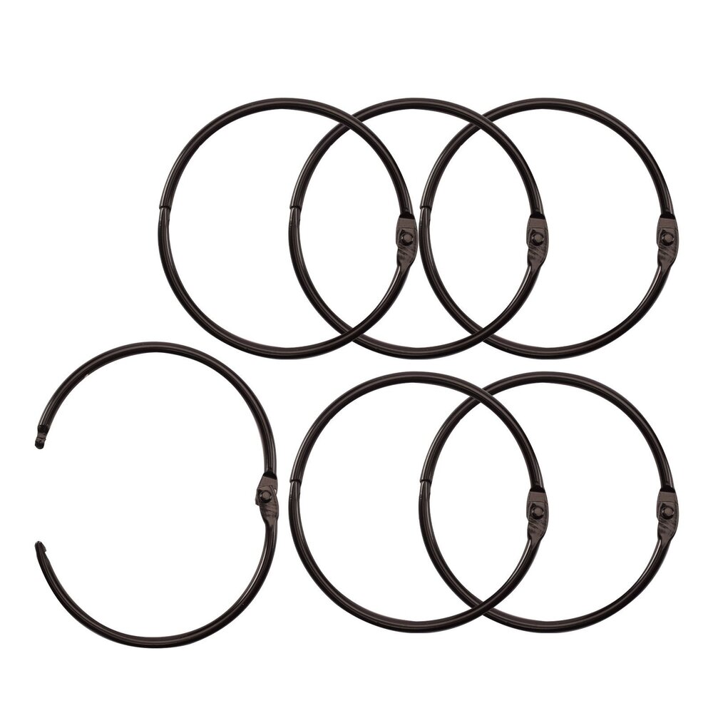 Vaessen Creative Boekbind Ringen Zwart 75mm (2021-306) Vaessen Creative Boekbind Ringen Zwart 75mm (2021-306)