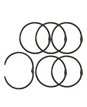 Vaessen Creative Boekbind Ringen Zwart 75mm (2021-306) Vaessen Creative Boekbind Ringen Zwart 75mm (2021-306)