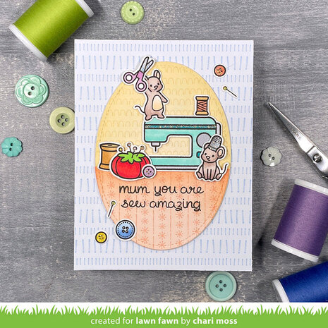 Lawn Fawn All the Mums Clear Stamps (LF3457) Lawn Fawn All the Mums Clear Stamps (LF3457)