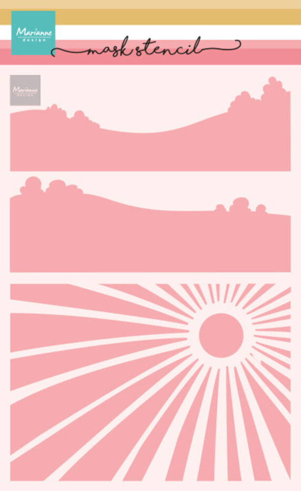 Marianne Design Masking Stencil A5 Picnic Scenery (PS8158) Marianne Design Masking Stencil A5 Picnic Scenery (PS8158)