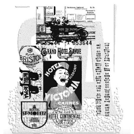 Stampers Anonymous Cling Stamps The Journey (CMS021) Stampers Anonymous Cling Stamps The Journey (CMS021)