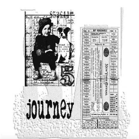 Stampers Anonymous Cling Stamps Traveling Friends (CMS022) Stampers Anonymous Cling Stamps Traveling Friends (CMS022)