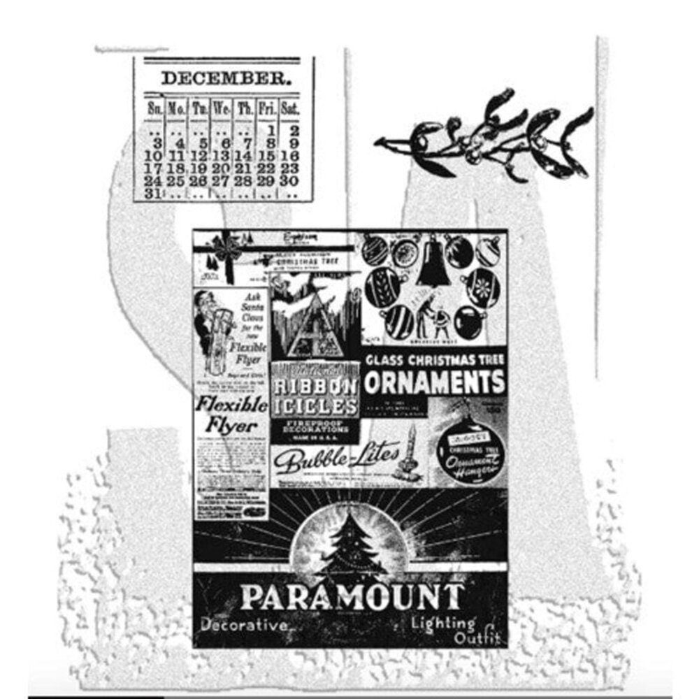Stampers Anonymous Cling Stamps Holidays Past (CMS030) Stampers Anonymous Cling Stamps Holidays Past (CMS030)