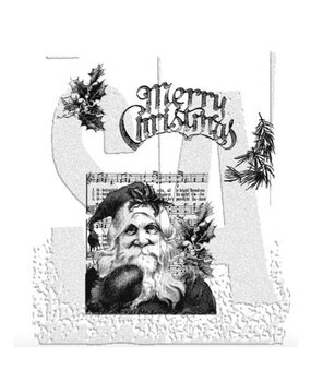 Stampers Anonymous Cling Stamps Santa's Wish (CMS032) Stampers Anonymous Cling Stamps Santa's Wish (CMS032)