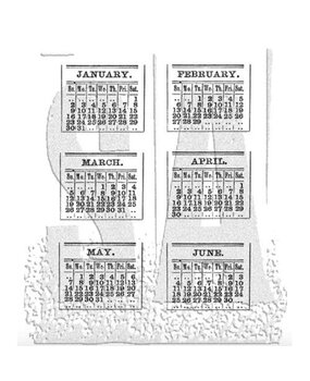 Stampers Anonymous Cling Stamps Calendar 1 (CMS034)