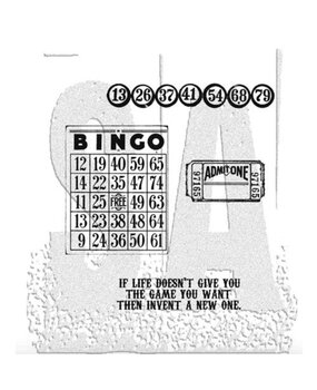 Stampers Anonymous Cling Stamps Game Of Life (CMS036)