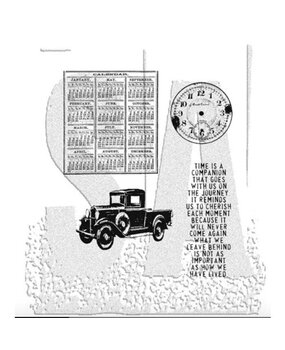 Stampers Anonymous Cling Stamps Elements Of Time (CMS038)