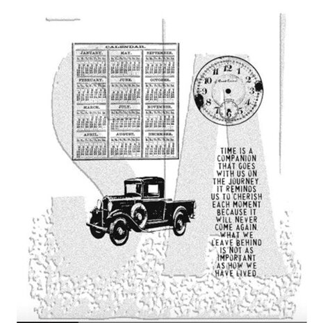 Stampers Anonymous Cling Stamps Elements Of Time (CMS038) Stampers Anonymous Cling Stamps Elements Of Time (CMS038)