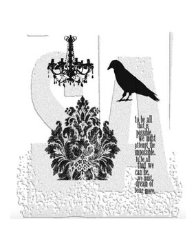 Stampers Anonymous Cling Stamps Birds And Baubles (CMS039) Stampers Anonymous Cling Stamps Birds And Baubles (CMS039)