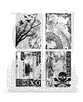 Stampers Anonymous Cling Stamps Ornate Collages (CMS040)