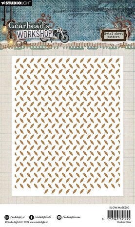 Studio Light Gearhead's Workshop Masking Stencil Metal Sheet Pattern (SL-GW-MASK280) Studio Light Gearhead's Workshop Masking Stencil Metal Sheet Pattern (SL-GW-MASK280)