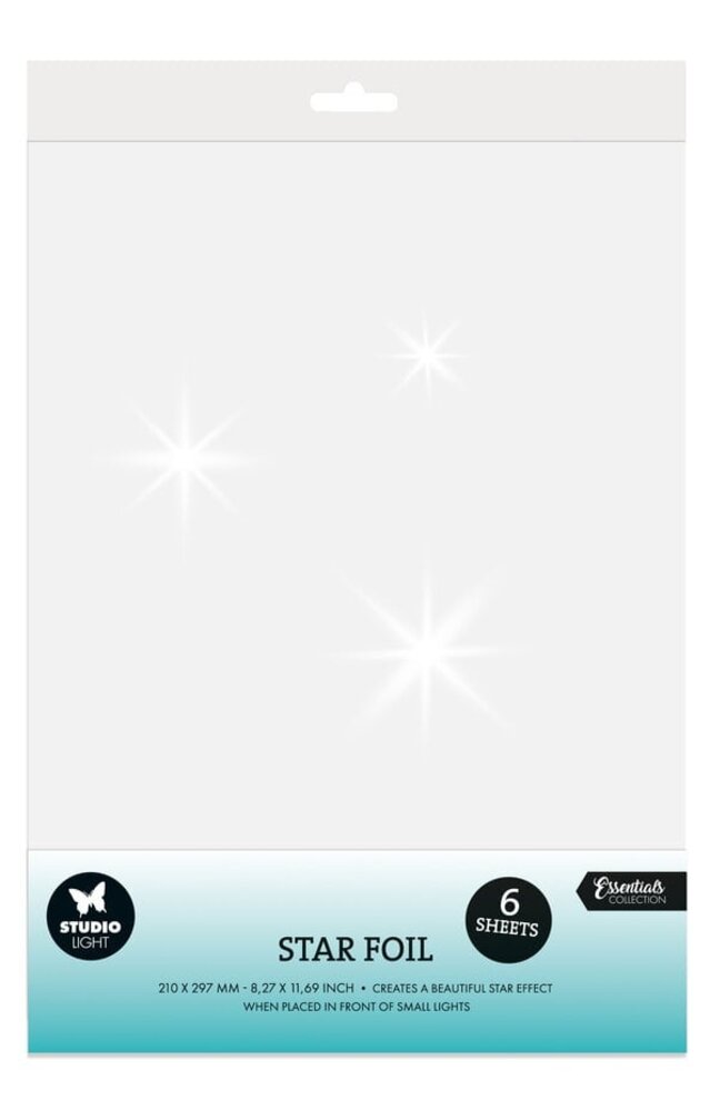 Studio Light Essentials Transparent Star Foil (SL-ES-FOIL02) Studio Light Essentials Transparent Star Foil (SL-ES-FOIL02)