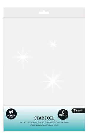 Studio Light Essentials Transparent Star Foil (SL-ES-FOIL02) Studio Light Essentials Transparent Star Foil (SL-ES-FOIL02)