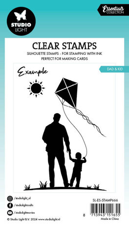 Studio Light Essentials Clear Stamps Dad & Kid (SL-ES-STAMP666)